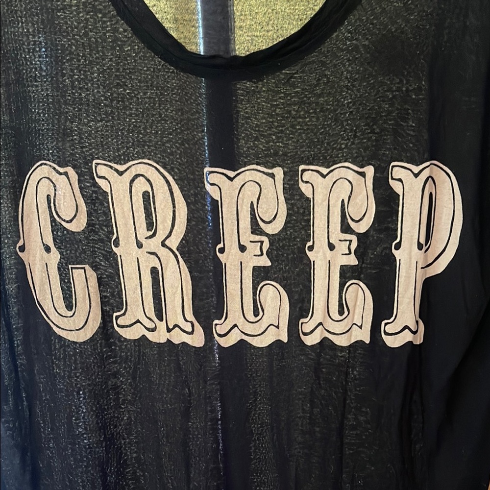 The Kooples Black CREEP Tee - Picture 2 of 4